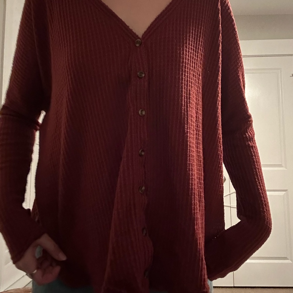 Buttoned Sweater - Picture 2 of 4
